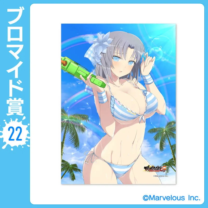 くじコレ　閃乱カグラ　死塾月閃女学館　雪泉　ヴィヴィッドアートフレーム くじコレ閃乱カグラ死塾月閃女学館雪泉ヴィヴィッドアートフレーム