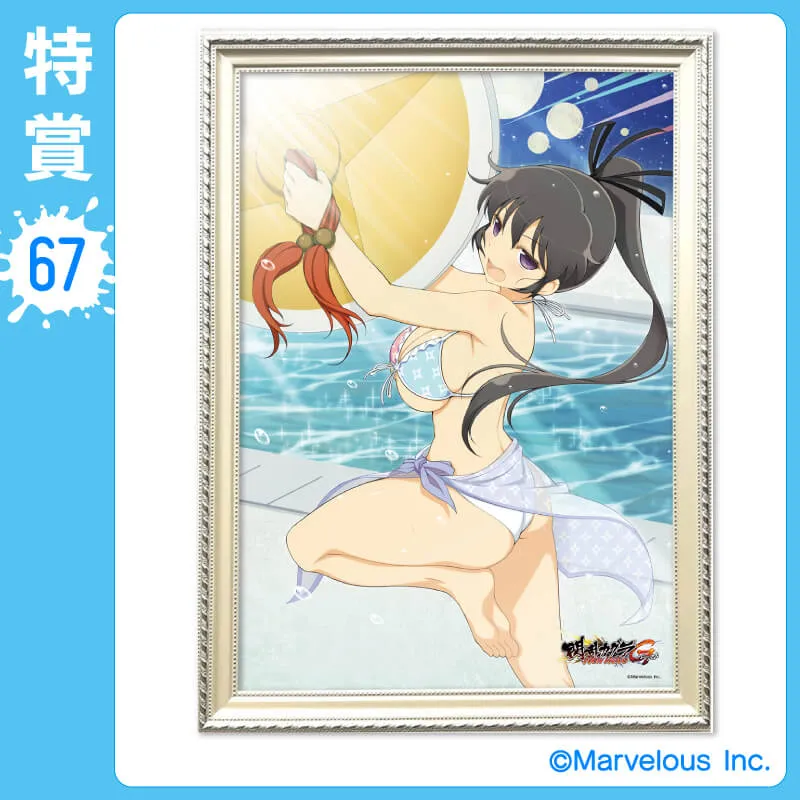 くじコレ - 閃乱カグラ NewWave Gバースト⑤ スプラッシュブロマイド『市立咲芸大附属高校・県立志野塚工業高校』