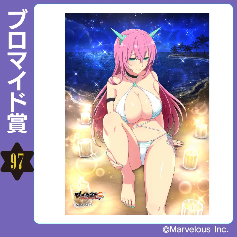 くじコレ - 閃乱カグラ NewWave Gバースト⑥ ミッドナイトブロマイド『カグラ千年祭執行部・無所属・戦姫衆』