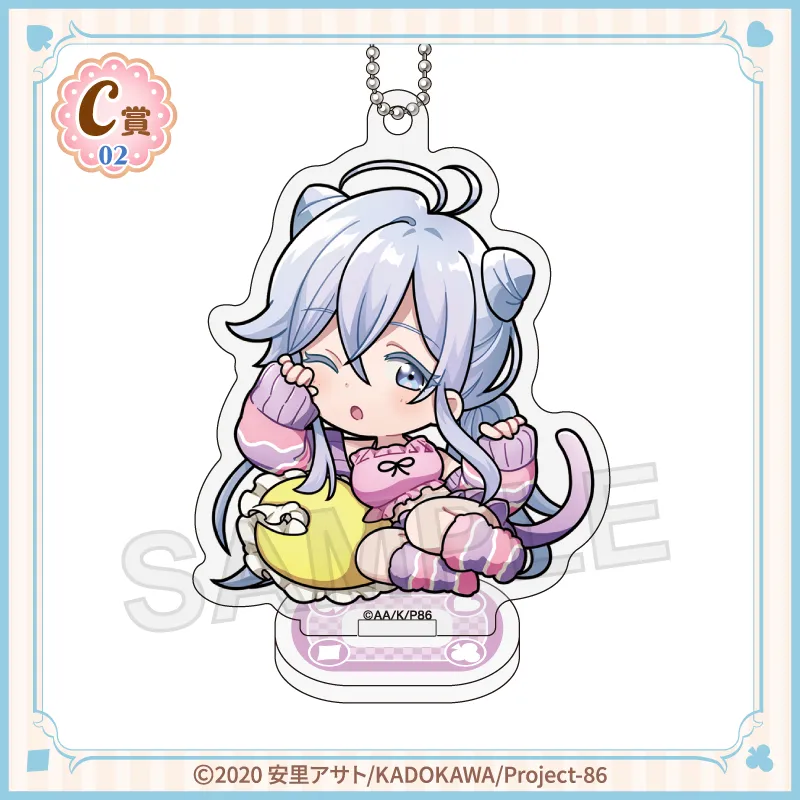 C-02 ちびキャラアクリルスタンドキーホルダー【レーナ(チェシャ猫)】