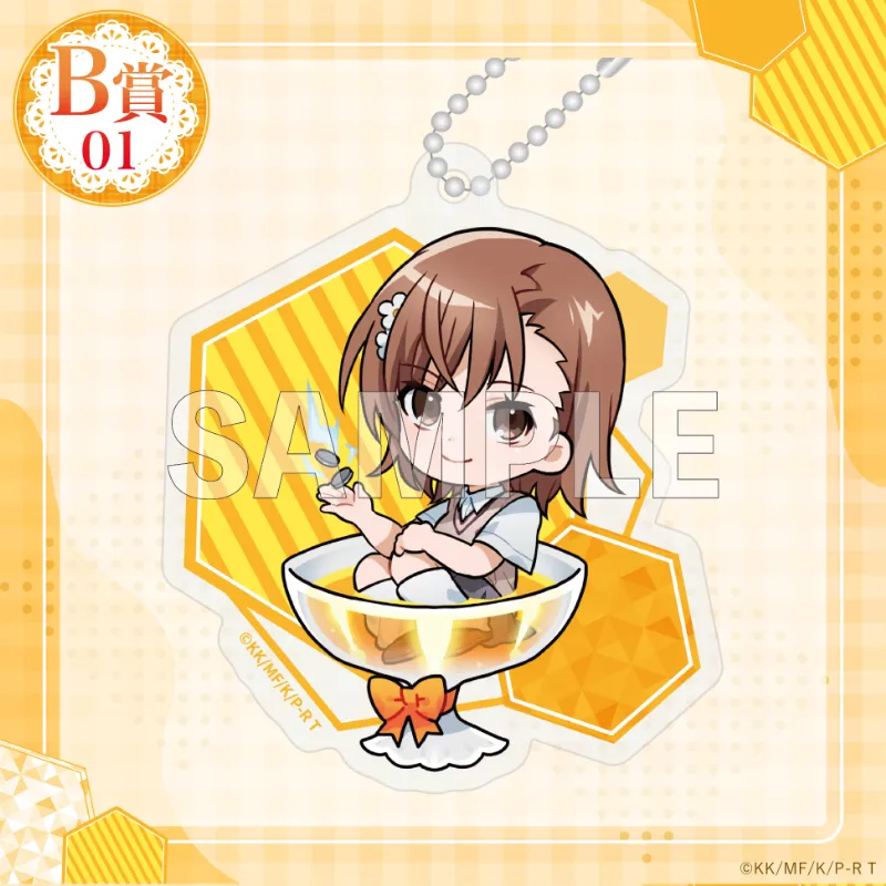 B-01 アクリルキーホルダー【御坂美琴A】