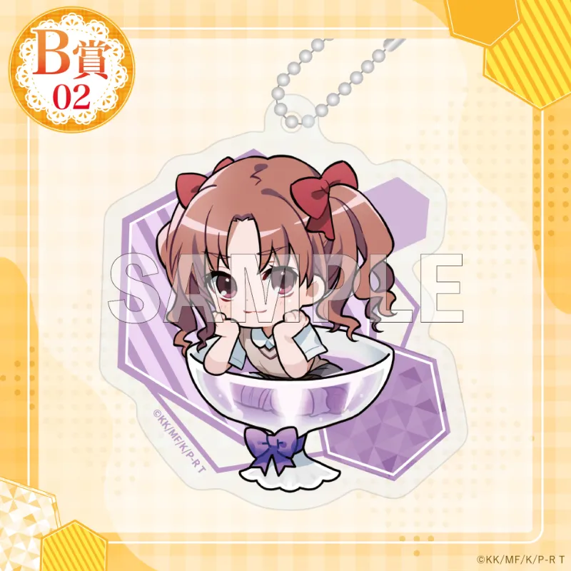 B-02 アクリルキーホルダー【白井黒子】